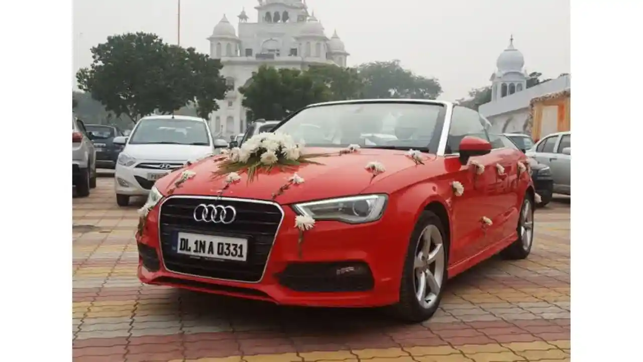 audi a3 luxury car for rent wedding