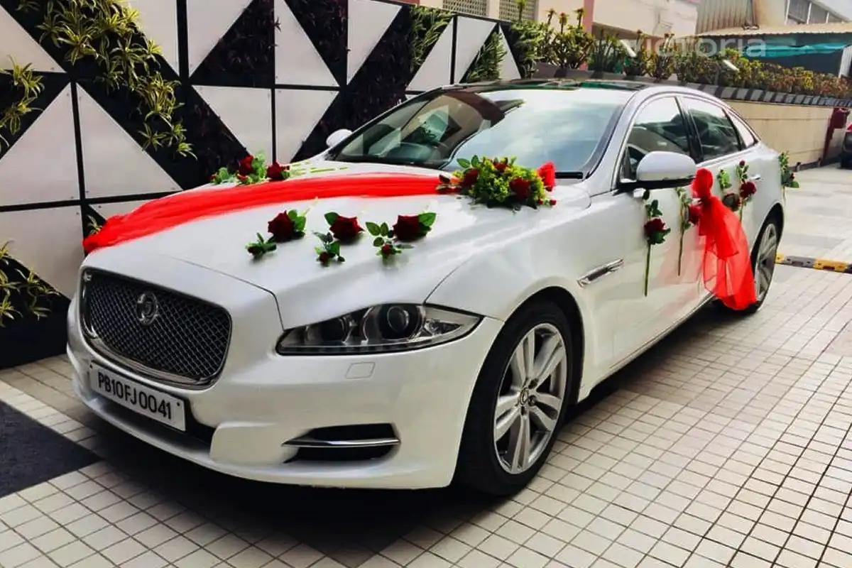 jaguar luxury car for rent wedding